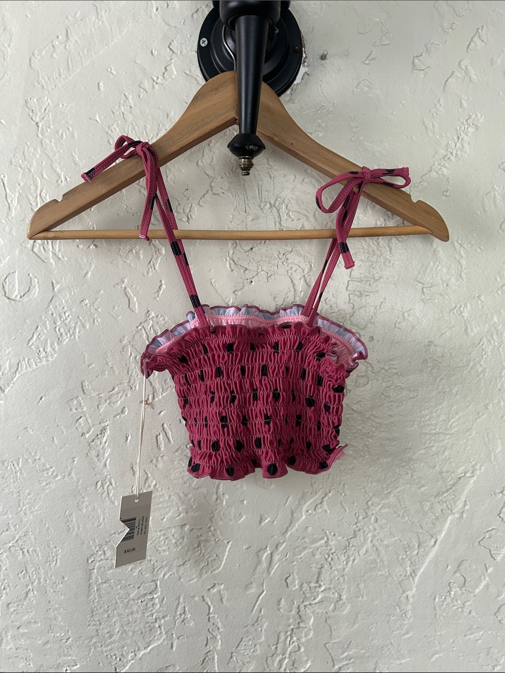 Mollusk Unity Tube Top Bathing Suit in Hubba Bubba